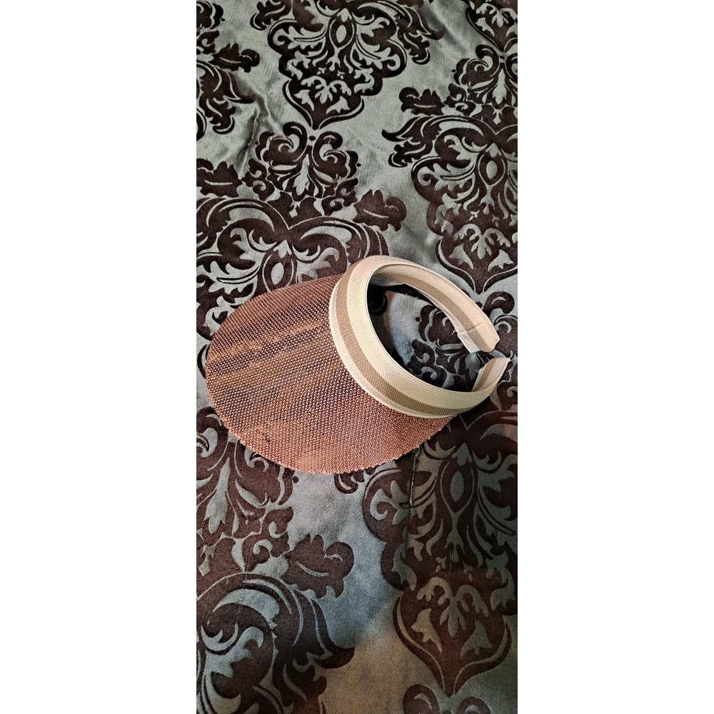 Rose Gold Sequined Visor